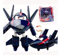 LHMYPP Chase Boy's Deformation Robot Hangar Version Deform Airplane Super Wings New Toys L12CM Children's Toys Creative Inertial Vehicle Girl's Transforming Car