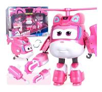LHMYPP Dizzy Love Professional Set+Rescue Launcher+Electric Saw Super Wings New Toys Boy's Creative Deformation Robot Children's Toys Girl's Transforming Airplane