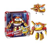 LHMYPP Golden Boy Creative Inertial Vehicle Girl's Transforming Car Hangar Version Deform Airplane Super Wings New Toys Boy's Deformation Robot L12CM Children's Toys