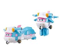 LHMYPP Lime Super Wings Mini New Toys Boy's Deformation Robot L5CM Children's Toys Hangar Version Deform Airplane Creative Inertial Vehicle Girl's Transforming Car