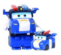 LHMYPP Lucie Super Wings Mini New Toys Boy's Deformation Robot L5CM Children's Toys Hangar Version Deform Airplane Creative Inertial Vehicle Girl's Transforming Car
