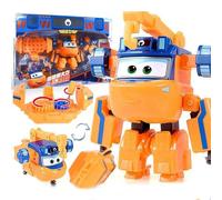 LHMYPP Marty Engineering Professional Set+Treasure Chest+Maintenance Tools Super Wings New Toys Boy's Creative Deformation Robot Children's Toys Girl's Transforming Airplane