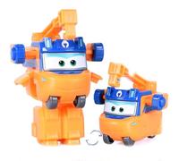 LHMYPP Marty Super Wings Mini New Toys Boy's Deformation Robot L5CM Children's Toys Hangar Version Deform Airplane Creative Inertial Vehicle Girl's Transforming Car
