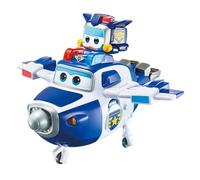 LHMYPP Paul Super Pet Magnetic Attraction Combination Deformation Robot Super Wings New Toys Boy's Inertial Vehicle Girl's Transforming Airplane
