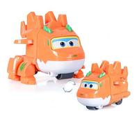 LHMYPP Sword Mini Hangar Version Deform Airplane L5CM Children's Toys Super Wings New Toys Boy's Deformation Robot Creative Inertial Vehicle Girl's Transforming Car