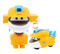 LHMYPP Tachy L5CM Children's Toys Super Wings New Toys Mini Hangar Version Deform Airplane Boy's Deformation Robot Creative Inertial Vehicle Girl's Transforming Car