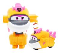 LHMYPP Tichy L5CM Children's Toys Super Wings New Toys Mini Hangar Version Deform Airplane Boy's Deformation Robot Creative Inertial Vehicle Girl's Transforming Car