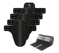 LHOEST 4PCS Mountain Bike Mudguards 20 24 26 27.5 29 Inch MTB Mudguards Front and Rear Mud Guards for Mountain Bike Fenders MTB Frame Guards Splash Bicycle Mudguard Bike Accessories with 40 Cable Ties