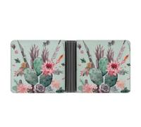 LHOKDR Pocket Wallet, Chic Exotic Green Arrow Pattern Printed Multifunctional Wallet,simple Travel Wallet,unisex Wallet, black, One Size, Contemporary