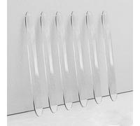 LHOUCHONS 6pcs Car Door Protector For KIA,Silicone Anti-Collision Scratch-Resistant Strip Universal Self-Adhesive Waterproof Sticker,transparent