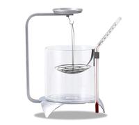 LHQYA Density Determination Kit, Gem Density Measurement Device, Precision Balance Frame with Thermometer, Robust and Stable Structure, for Measuring Solid Density