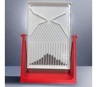 LHQYA Galton Board Experiment Model, 15 * 11cm Normal Distribution Mathematical Model, Effective Statistical Law Demonstration, Inspire Curiosity, for Educator Student