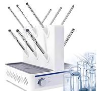 LHQYA Glassware Airflow Dryer, Laboratory Vessel Dryer with 12 or 24 Drying Tubes, Adjustable Air Speeds From 0.2 To 2.4 M/s, Fan Speeds From 0-4000 Rpm, for Test Tubes and Beakers