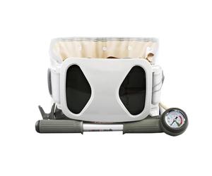 LHQYA Inflatable Decompression Belt, Lower Lumbar Support Back Brace with Visual Pressure Air Pump, Reduce Stress On Lumbar Spine, for Tummy Tightening/support/stress Reduction