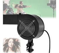 LHQYA Portable Photography Fan Blower, Stage Special Effect Blowing Machine, Infinite Wind Adjustment/ 180° Adjustable Angle/Max Speed 2600r, for Take Photos/videos