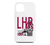 LHR AIRPORT CODE BAGGAGE TAG LONDON HEATHROW ENGLAND UK Case for iPhone 13