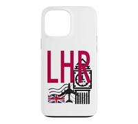 LHR AIRPORT CODE BAGGAGE TAG LONDON HEATHROW ENGLAND UK Case for iPhone 13 Pro Max