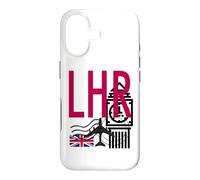 LHR AIRPORT CODE BAGGAGE TAG LONDON HEATHROW ENGLAND UK Case for iPhone 17