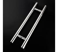 LHRUI Door Pull Handle Sliding Glass Door Pull Handle, Double Sided H Shape Barn/Cabinets Door Handles Bar, 30cm/50cm/60cm/80cm/100cm/120cm/150cm Long Optional (Size : 50cm/20inch)