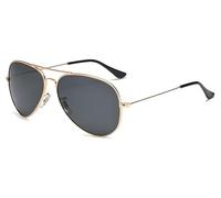 LHSDMOAT Retro 60s Pilot Sport Polarised Sunglasses for Men & Women, Oversized Oval UV400 Protection - For Fishing, Driving, Travel, Cosplay & Outdoor Activities