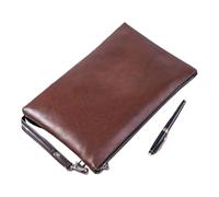 LHSJYG Clutch Bag Men's Clutch Bag Document Out Pocket Tablet Tablets Under(Brown)