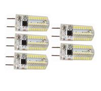 LHSUNTA LED Bulbs Light Bulbs G8 Bi-pin LED Bulbs Dimmable 4 Watts 220V 230V 30W Equivalent T4 G8 Base Halogen LED Replacement Bulb for Under-Cabinet Accent Puck Light Desk Lamp Lighting (Pack-5)