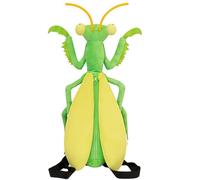LHTWLFCute Duck DesignPlush Backpack，with Zipper Shoulder Bag，Unique Novelty Fun Purse Duck toy Plushie Gifts for Girls Women, White, M, Mantis-