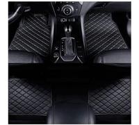 4 Piece Leather Car Floor Mats for Ford Kuga (CX482) Titanium/X/St Line 2019-2023 2024, Custom Automotive Front Rear Row Carpet Set Waterproof NonSlip Accessories,Black