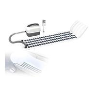 LHUITUI Full Body Massage Hydrotherapy Machine, Wave Mat For Bath, Home Surfing Massage Bath Mat, With Inflatable Pillow, Powerful Air Pump, 114 Nozzles, For Bubble Bath At Home 114cm