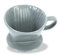 LHUKSGF Pour Over Ceramic, Coffee Dripper Ceramic Coffee Maker,Grey