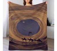 LHXLHXX Animal Camel Super Soft Throw Blanket Throw for Sofa Couch Bed Flannel Machine Washable Nap Blankets Bed Spread 130×150cm