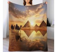 LHXLHXX Animal Camel Throw Blanket, Super Warm, Flannel, Elegant, Fluffy Decoration Blankets for Sofa, Armchair, Couch And Bed, 130×150cm