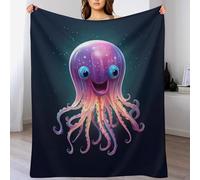 LHXLHXX Animal Octopus Throw Blanket - Soft, Warm, Cozy, Blankets for Couch And Bed - Throws for Sofa for Kids Teen Young Boys Girls, 150×200cm