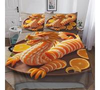 LHXLHXX Cute Dragon Bedding Set Soft 2PCs Breathable Quilt Cover with Pillowcase 3D Duvet Cover Set Comforter Cover For Boys Girls Single(135x200cm)