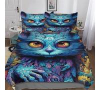 LHXLHXX Koalas Bedding Set Duvet Cover Set Comforter Cover 3 Pieces For Kids Teens Microfiber Soft Poly Quilt Cover King(220x240cm)