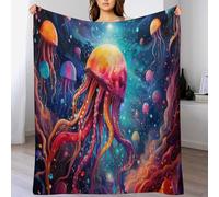 LHXLHXX Octopus Blanket Soft Cozy Blankets Throw Couch Bed Print Couch And House Decor Throws for Sofa for Kids Boys Girls, 150×200cm