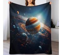 LHXLHXX Planet Blanket Soft Sofa Throw, Flannel Blankets for Settees/Chairs/Bed - Lightweight, Warm, Cozy And Durable 150×200cm