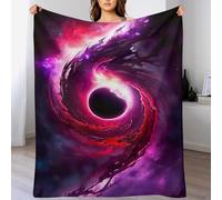 LHXLHXX Planet Starry Sky Blanket Anti Pilling Fleece Throw Blankets for Sofa Bed 3D Throws Soft Four Seasons Living Room Travel Outdoor 130×180cm