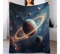 LHXLHXX Planet Throw Blanket, Soft Lightweight Blankets Breathable And Moisture Absorption for All Season for Couch/Bed, 150×200cm