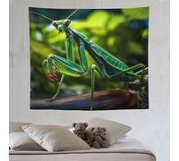 LHXLHXX Praying Mantis Tapestry 3d Print Wall Hanging Tapestries for Living Room, Dorm Decor, Home Wall Decoration 130×150cm
