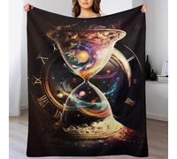 LHXLHXX Universe of Time Blanket Travel Nap Throws Plush Super Soft Flannel Blankets For Couch, Bed, Sofa For All Seasons 130×180cm