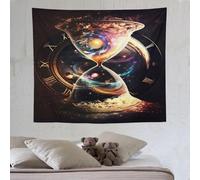 LHXLHXX Universe of Time Tapestry 3d Print Wall Hanging Tapestries Suitable for Room Decoration Home Wall Decoration 130×150cm