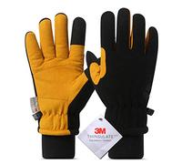 LHY Ski Gloves, 3M Thermal Insulated Gloves, Touchscreen Gloves, Cold-Proof Thickened, for Cycling, Running, Climbing, Hiking, Outdoor, Sports,1,L