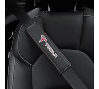 LHyfA 2 Pcs Car Seat Belt Pads for Tesla Model 3 Model X Y,Protector Cover Shoulder Comfort Harness Pads Auto Interior Accessories