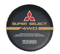LHyfA Car Spare Wheel Tire Cover For Mitsubishi Shogun 2014-2019,Uv-Proof Waterproof Dustproof Wheel Protector Cover Accessories,A-14inch