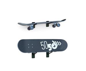Lhysn Skateboard Wall Mount Skateboard Hanger Skate Deck Display Holder Skateboard Hook Ski Rack for Garage Longboard Rack Snowboard Storage (4pcs)