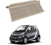 LHyyY Car Rear Trunk Parcel Shelf for Benz Smart Fortwo 2009-2014,Luggage Shade Shield Cargo Security Cover Curtain Privacy Protective,A-Beige