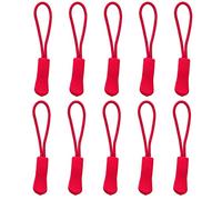 LHZHLE Zip Pull Replacement for Suitcase: 10 Pcs Dark Red Zipper Pulls Cord for Bags Jacket Luggage