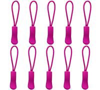 LHZHLE Zip Pull Replacement for Suitcase: 10 Pcs Rose Red Zipper Pulls Cord for Bags Jacket Luggage