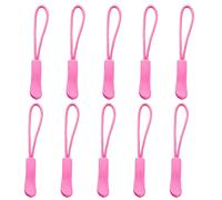 LHZHLE Zip Pull Replacement for Suitcase: 10Pcs Pink Zipper Pulls Cord for Bags Jacket Luggage